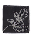Autumn Acorns Single Slate Coaster