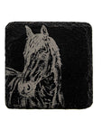 Horse Single Slate Coaster