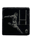 Rugby Single Slate Coaster