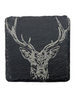 Stag Prince Single Slate Coaster
