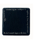 The Best Moments Single Slate Coaster