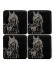 Horse Portrait Slate Coasters - Set of 4