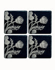 Thistle Trio Slate coasters - Set of 4