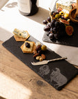 Sheep Single Mini Slate Cheese Board & Knife Set