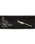 Bee Single Mini Slate Cheese Board & Knife Set