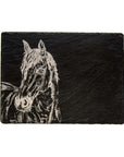 Horse Portrait Slate Cheese Board
