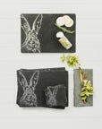 Hare Slate Placemat & Coaster Gift Set