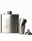 Fishing Hip Flask & Cup Set