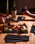 Cheese Sayings Mini Slate Cheese Board & Knife Sets - Set of 4