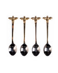 Gold Bee Spoons - Set of 4