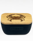 Crab Blue Butter Dish