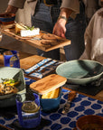 Fish Repeat Blue Butter Dish