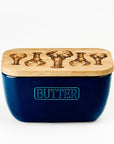 Lobster Repeat Blue Butter Dish