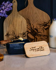 Spread Joy Blue Butter Dish