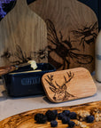 Stag Blue Butter Dish