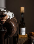 Love & Celebrate Oak Wine Bottle Coaster