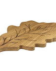 Oak Leaf Framed Oak Serving Board