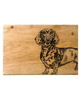 Dachshund Oak Serving & Cheese Board