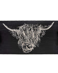Highland Cow Engraved Slate Serving Tray, Large