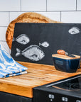 Fish Repeat Slate Table Runner