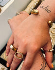 Jelani Recycled Brass Bangle