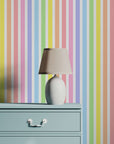 Rainbow Stripe Wallpaper Joy