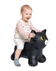 bold black cat jumpy toy for kids fitness and active indoor-outdoor play