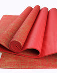 Maji Sports Jute Premium Eco Yoga Mat + Foot Massager (7.5cm x 17.5cm)