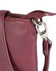 Kaili Mood - Elegant Malva Full Grain Leather Crossbody Bag with Removable Strap - Italian Crafted Fashion Accessory by Kailimood.store at brixbailey.com