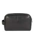 Kaili Mood Beauty Case - Genuine Full Grain Leather, Black, Travel Cosmetic Bag with Multiple Pockets by Kailimood.store at brixbailey.com