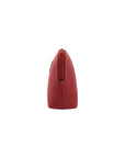 Kaili Mood Women's Handbag - Bordeaux Canvas & Genuine Leather Clutch with Zip Closure by Kailimood.store at brixbailey.com
