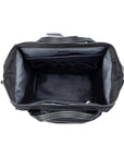 Kaili Mood Waterproof Nylon & Full Grain Leather Backpack - Stylish & Functional by Kailimood.store at brixbailey.com