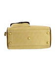 Mini Canvas/Leather Handbag Made in Italy - Chic & Elegant Vintage Style with Adjustable Strap & Functional Pockets by Kailimood.store at brixbailey.com