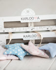 Interactive Handcrafted Star Activity Toy for Babies by Karloova at www.brixbailey.com