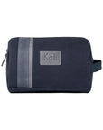 Kaili Mood Beauty Case - Italian-Designed Canvas & Leather Cosmetic Bag with Zipper Closure - Heritage Style by Kailimood.store at brixbailey.com