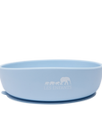 Silicone Baby Plate Bowl - Blue-0
