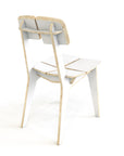The Woodpecker Dining Chair - Modern & Ergonomic Design with Hygienic White Finish by Woodpecker at www.brixbailey.com