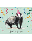 Birthday Badger Card