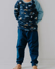 Kids Cotton Baggy Pants with Deep Pockets