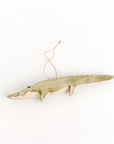 Hand-Carved Gator Ornament-0