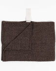 Big Linen Towel - Brown Pattern