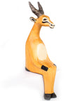 Hand-carved Impala Shelf Sitter-2