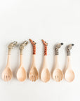 Hand-carved Elephant Salad Servers-3