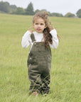 Khaki Chunky Cord Dungarees