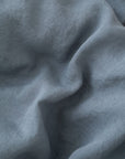 Linen Duvet Cover Set for Kids Blue Fog