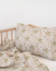 Linen Duvet Cover Set for Kids - Botany