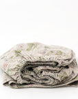Linen Fitted Sheet for Kids - Sage