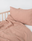 Linen Duvet Cover Set for Kids - Cafe Creme