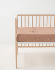 Linen Fitted Sheet for Kids - Cafe Creme