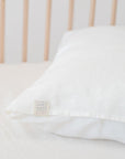 White Linen Duvet Cover Set for Kids